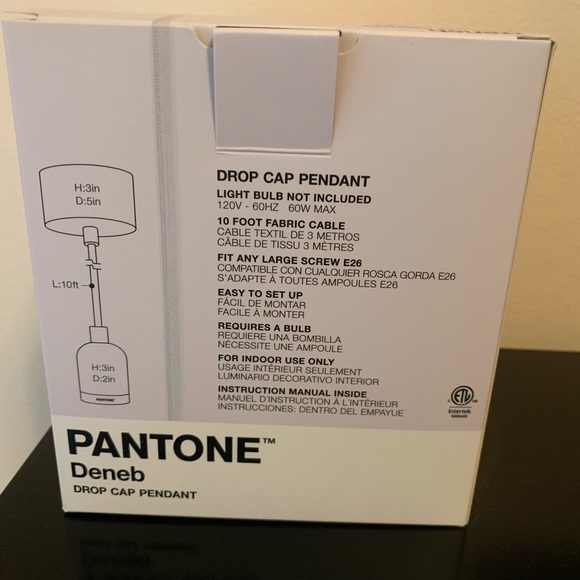 COPY - PANTONE DROP CAP PENDANT LIGHTING - Picture 3 of 3
